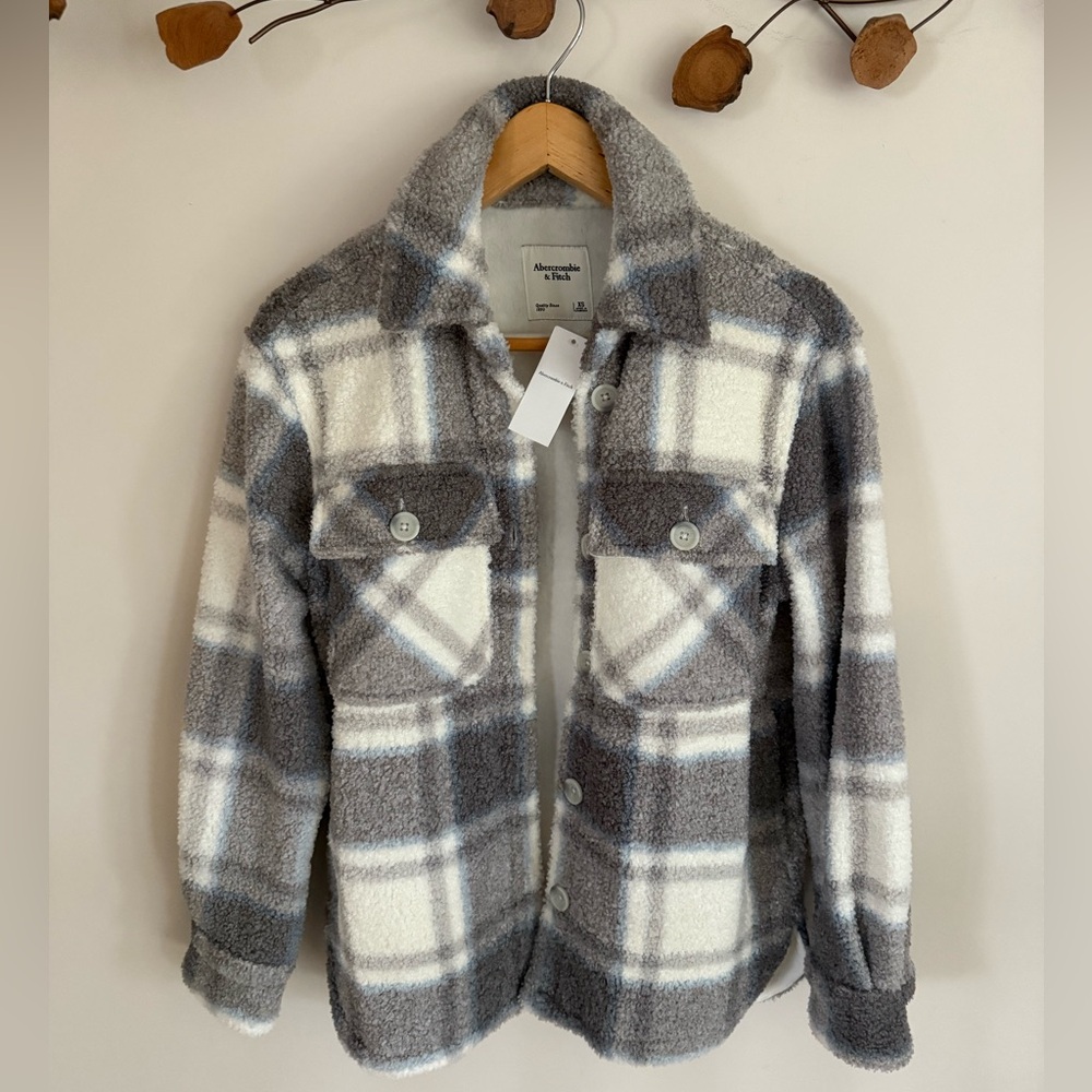 NEW Abercrombie Sherpa Jacket